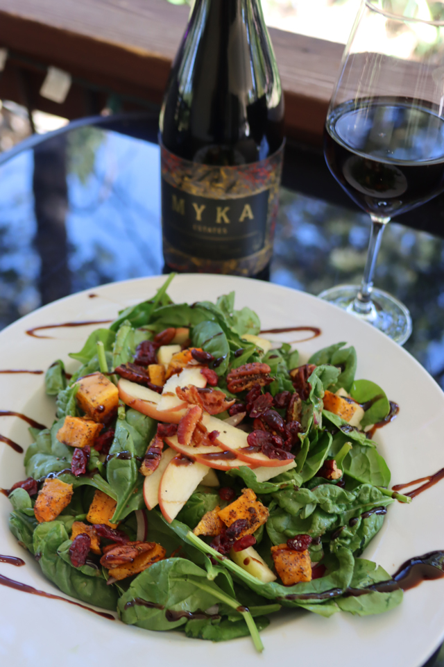 Butternut Squash & Spinach Salad