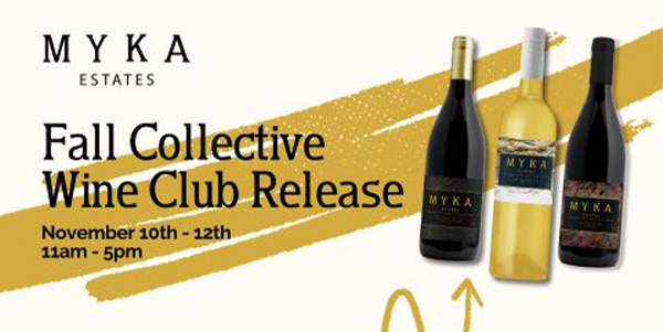 Myka Fall 2023 Club Release Wines graphic