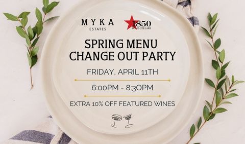 Myka Estates Menu Change Out Party Spring 2025