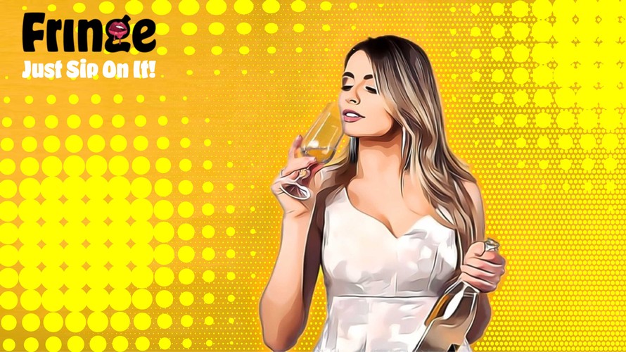 Fringe Pop Art just sip on it banner image