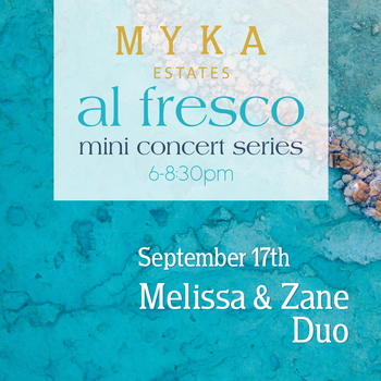 Al Fresco Summer Music Series Featuring Melissa & Zane Duo