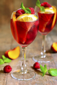 Orange and Raspberry Rosé Sangria