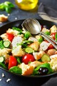 Roasted Chicken Panzanella Salad