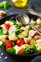 Roasted Chicken Panzanella Salad